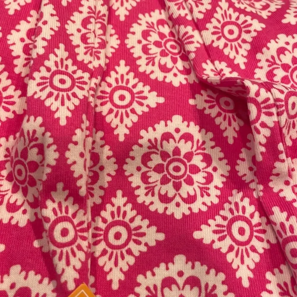 Gymboree girls Pink size 12 Tank top ruffle neckline New With Tags